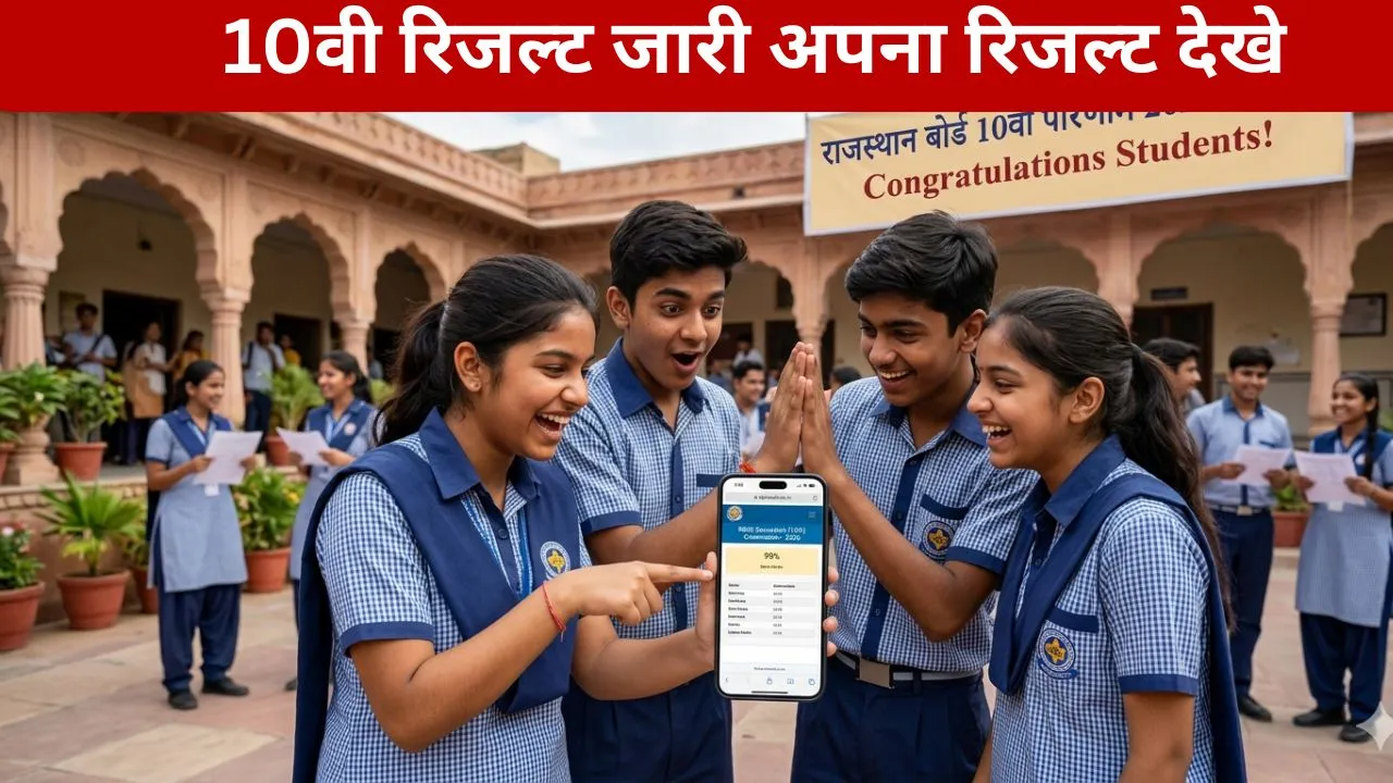 Rajasthan Board 10th Result 2026: कक्षा 10वी का परिणाम जारी, तुरंत देखें डायरेक्ट लिंक